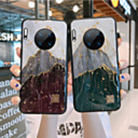 Case For Huawei P40 Pro/P40 Lite/P40/P30 Pro/P30 Lite/P30/ Mate 30 Pro/Mate 30/Nova 6/Nova 5 Shockproof Dustproof Pattern Back Cover Lines Waves Scenery TPU