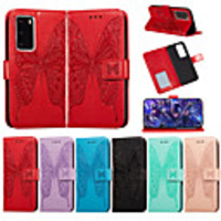 Case For Huawei scene map Huawei P40 P40 Pro P40 Lite Nova 7 Nova 7 Pro embossed embossed butterfly pattern PU leather card holder all-inclusive phone case