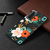Case For Huawei scene map P40 P40 Pro P40 Lite P30 P30 Pro P30 Lite Cartoon flower pattern black matte painted TPU material soft case phone case JY