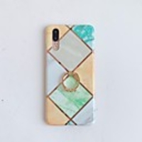 Case for Huawei Scene P30 P30 Lite P30 Pro Mate 30 Mate 30 ProMarble stitching pattern plating diamond TPU material IMD process ring bracket all-inclusive mobile phone shell