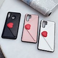 Case For Huawei Tablets Huawei P30 / Huawei P30 Pro / Huawei P30 Lite Shockproof Back Cover Heart / Solid Colored TPU