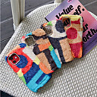 Case For iPhone 11 Shockproof Back Cartoon Colored / Plush TPU / Cotton Fabric For iPhone 11 Pro Max/X/XS/XR/XS Max/6 6S 7 8 Plus/SE 2020
