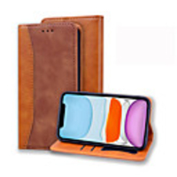 Case For iPhone 11 Card Holder Flip Full Body Cases Solid Colored PU Leather Case For iPhone 11 Pro Max / SE2020 / XS Max / XR XS 7 / 8 7 / 8 plus