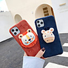 Case For iPhone 11 Pattern Back Cover Animal Cartoon Textile Case For iPhone 11 Pro Max / SE2020 / XS Max / XR XS 7 / 8 7 / 8 plus