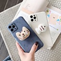 Case For iPhone 11 Pattern Back Cover Animal Cartoon Textile Case For iPhone 11 Pro Max / SE2020 / XS Max / XR XS 7 / 8 7 / 8 plus