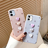 Case For iPhone 11 Pattern Back Cover Heart Geometric Pattern Textile Case For iPhone 11 Pro Max / SE2020 / XS Max / XR XS 7 / 8 7 / 8 plus