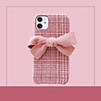 Case For iPhone 11 Pattern Back Cover Lines Waves Solid Colored Textile Case For iPhone 11 Pro Max / SE2020 / XS Max / XR XS 7 / 8 7 / 8 plus