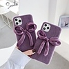 Case For iPhone 11 Pattern Back Cover Solid Colored Textile Case For iPhone 11 Pro Max / SE2020 / XS Max / XR XS 7 / 8 7 / 8 plus