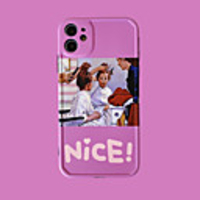 Case For iPhone 11 Pattern Back Cover Word Phrase Cartoon TPU Case For iPhone 11 Pro Max / SE2020 / XS Max / XR XS 7 / 8 7 / 8 plus