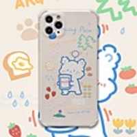 Case For iPhone 11 Shockproof Back Cover Solid Colored / Cartoon TPU For Case 7/8/7P/8P/X/XS/XS MAX/SE 2020/11 PRO/11PRO MAX