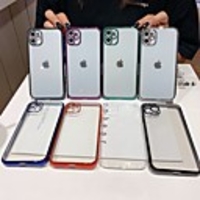 Case For iPhone 11 Shockproof Plating Back Cover Transparent TPU Case For iPhone 11 Pro Max / SE2020 / XS Max / XR XS 7 / 8 7 / 8 plus