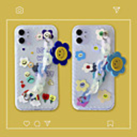 Case For iPhone 11 Transparent Pattern Back Cover Word Phrase Cartoon Flower TPU Case For iPhone 11 Pro Max / SE2020 / XS Max / XR XS 7 / 8 7 / 8 plus