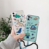 Case For iPhone 11 Transparent Pattern Back Cover Word Phrase Cartoon Silicone Case For iPhone 11 Pro Max / SE2020 / XS Max / XR XS 7 / 8 7 / 8 plus