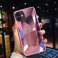 Case For iPhone 11/11Pro/11ProMax/X/XS/XR/XSmax/8P/8/7P/7/6P/6 Shockproof / Mirror Back Cover Geometric Pattern Acrylic miniinthebox