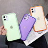 Case For iPhone 11Pro Max Candy hit Color Frosted Mobile Phone Case XS Max Anti-fall Translucent 7 8Plus SE 2020 Protective Case