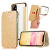 Case For iPhone 12 / 11 Pro Max / SE2020/ XS Max / XR XS 7/8 7/8 plus Card Holder Glitter Shine Full Body Cases Solid Colored TPU