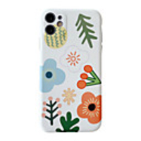 Case For iPhone 12 / 11 Pro Max / SE2020/ XS Max / XR XS 7/8 7/8 plus Pattern Back Cover Flower TPU