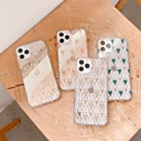 Case For iPhone 12 / 11 Pro Max / SE2020/ XS Max / XR XS 7/8 7/8 plus Pattern Back Cover Geometric Pattern TPU