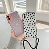 Case For iPhone 12 / 11 Pro Max / SE2020/ XS Max / XR XS 7/8 7/8 plus Pattern Back Cover Transparent Geometric Pattern TPU