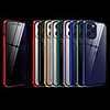 Case For iPhone 12 / 12 Mini / 12 Pro Max Shockproof / Flip / Transparent Full Body Cases Transparent / Solid Colored Tempered Glass / Metal / Anti-Voyeurism Case For iPhone 11Pro Max / 11 / 11Pro