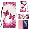 Case For iPhone 12 / iPhone 12 Mini / iPhone 12 Pro / iPhone 12 Pro Max Card Holder Flip Magnetic Full Body Cases Butterfly Flower Case For iPhone 11 Pro Max / SE2020 / XS Max / XR XS 7 / 8 7 / 8 plus