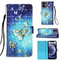 Case For iPhone 12 / iPhone 12 Mini / iPhone 12 Pro / iPhone 12 Pro Max Card Holder Flip Magnetic Full Body Cases Butterfly PU Case For iPhone 11 Pro Max / SE2020 / XS Max / XR XS 7 / 8 7 / 8 plus