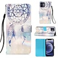 Case For iPhone 12 / iPhone 12 Mini / iPhone 12 Pro / iPhone 12 Pro Max Card Holder Flip Magnetic Full Body Cases Feathers PU Leater Case For iPhone 11 Pro Max / SE2020 / XS Max XR XS 7 / 8 7 / 8 plus