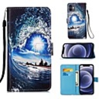 Case For iPhone 12 / iPhone 12 Mini / iPhone 12 Pro / iPhone 12 Pro Max Card Holder Flip Magnetic Full Body Cases Scenery PU Leather Case For iPhone 11 Pro Max / SE2020 / XS Max XR XS 7 / 8 7 / 8 plus