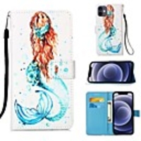 Case For iPhone 12 / iPhone 12 Mini / iPhone 12 Pro / iPhone 12 Pro Max Card Holder Flip Magnetic Full Body Cases Sexy Lady Flower Case For iPhone 11 Pro Max / SE2020 / XS Max / XR XS 7 / 8 7 / 8 plus
