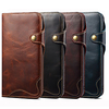 Case For iPhone 12 / iPhone 12 Pro Max / iPhone 12 Pro / iPhone 11 / iPhone 11 Pro Max / iPhone XR / iPhone XS Max Card Holder Shockproof Flip Full Body Cases Solid Colored Genuine Leather