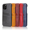 Case For iPhone 12 Card Holder Shockproof with Stand Back Cover Word Phrase Solid Colored PU Leather