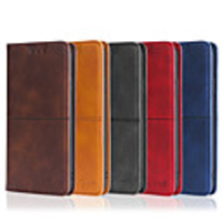 Case For iPhone 12 iPhone 12 Pro Max iPhone 12 Pro Card Holder Flip Full Body Cases Solid Colored PU Leather TPU Case For iPhone 11 Pro Max / SE2020 / XS Max / XR XS 7 / 8 7 / 8 plus