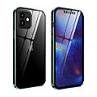 Case For iPhone 12 iPhone 12 Pro Max iPhone 12 Pro iPhone 12 mini Shockproof Back Cover Solid Colored Tempered Glass Metal