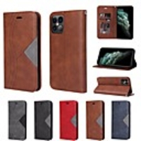 Case For iPhone 12 Pro Max Card Holder with Stand Flip Full Body Cases Solid Colored PU Leather iPhone 12 Mini SE 2020 11 Pro XR XS Max 7 8 Plus