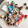 Case For iPhone 12 Shockproof Back Cover Animal / Cartoon / Plush TPU / Cotton Fabric For iPhone 12 Pro Max