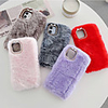 Case For iPhone 12 Shockproof Back Cover Solid Colored / Plush TPU / Cotton Fabric For iPhone 12 Pro Max/11Pro Max/6P 7P 8P/X/XS/XR/XS Max/SE 2020