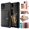 Case for iPhone 13 11/11Pro/11ProMax/X/XS/XR/XS Max Wallet / Card Holder / Shockproof Back Cover Solid Colored PU Leather / PC miniinthebox