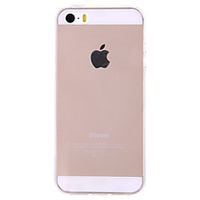 Case For iPhone 5 / Apple iPhone SE / 5s / iPhone 5 Ultra-thin / Transparent Back Cover Solid Colored Hard PC miniinthebox
