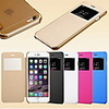 Case For iPhone 5 / Apple iPhone SE / 5s / iPhone 5 with Windows / Auto Sleep / Wake / Flip Full Body Cases Solid Colored Hard PU Leather