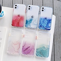 Case For iPhone 6 7 8 6plus 7plus 8plus XR XS XSMAX X SE 11 13 ProMax Transparent Back Cover Marble TPU miniinthebox