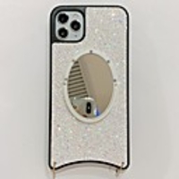 Case For iPhone 7 8 7 Plus 8 Plus X XS XR XS Max SE 11 11 Pro 11 Pro Max Mirror Back Cover Solid Colored Glitter Shine TPU PC
