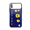 Case For iPhone 7 8 7 Plus 8 Plus X XS XR XS Max SE 11 11 Pro 11 Pro Max Mirror Pattern Back Cover Animal Cartoon TPU PC