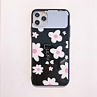 Case For iPhone 7 8 7 Plus 8 Plus X XS XR XS Max SE 11 11 Pro 11 Pro Max Mirror Pattern Back Cover Flower TPU PC