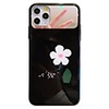 Case For iPhone 7 8 7 Plus 8 Plus X XS XR XS Max SE 11 11 Pro 11 Pro Max Mirror Pattern Back Cover Food Flower TPU PC