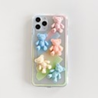 Case For iPhone 7 8 7 Plus 8 Plus X XS XR XS Max SE 11 11 Pro 11 Pro Max Pattern Back Cover Animal 3D Cartoon TPU