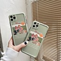 Case For iPhone 7 8 7 Plus 8 Plus X XS XR XS Max SE 11 11 Pro 11 Pro Max Pattern Back Cover Word Phrase Cartoon TPU