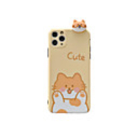 Case For iphone 7 8 7p 8p X XS MAX XR 11 11 PRO 11 PRO MAX SE Pattern Back Cover Word Phrase TPU ANIMAL dog
