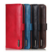 Case For iPhone 7 8 7plus 8plus X XR XS XSMax SE(2020) iPhone 11 11Pro 11ProMax Card Holder Shockproof Magnetic Full Body Cases Solid Colored PU Leather TPU