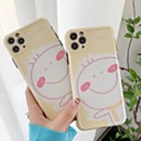 Case For iPhone 7 8 7plus 8plus X XR XS XSMax SE(2020) iPhone 11 11Pro 11ProMax Shockproof Frosted Pattern Back Cover Word Phrase Cartoon TPU