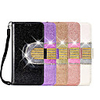 Case For iPhone 7 8 7plus 8plus XR XS XSMAX X SE 11 11Pro 11ProMax Card Holder Flip Pattern Full Body Cases PU Leather TPU Solid Colored Geometric Pattern Magnetic Mirror Case